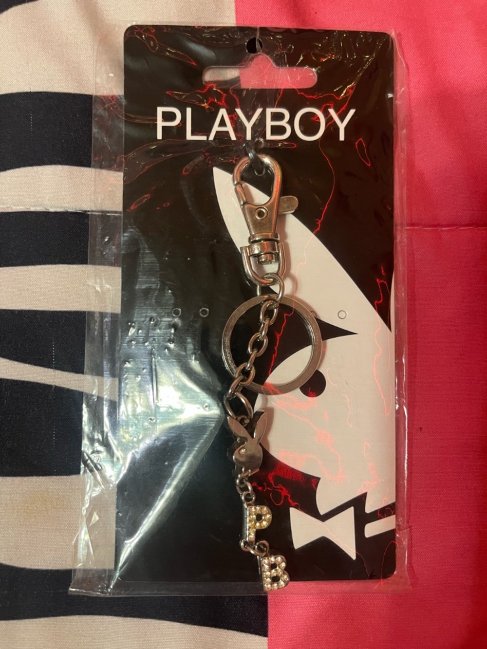 Vintage Playboy Bunny keychain